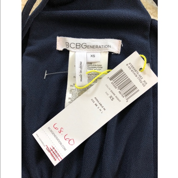 BCBG Dark Night Surplice Dress - Picture 5 of 5